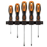 Set surubelnite 5 piese NEO TOOLS din otel CrV cu varf magnetic