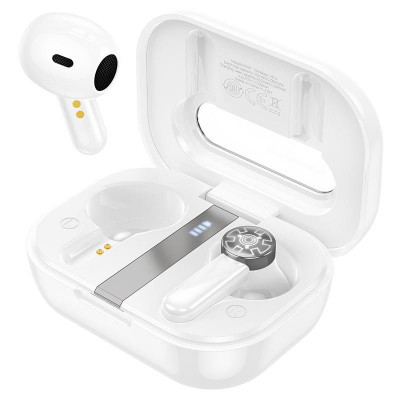 Casti audio in-ear, Hoco, True Wireless Stereo Headset, model EW31, alb foto