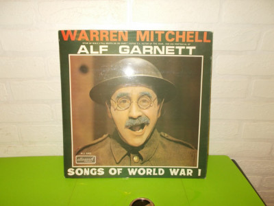 WARREN MITCHELL - ALF GARNET - SONGS OF WORLD WAR I , disc VINIL LP, England foto