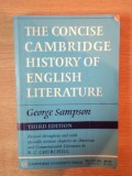 THE CONCISE CAMBRIDGE HISTORY OF ENGLISH LITERATURE by GEORGE SAMPSON, THIIRD EDITION 1970 , * MINIMA UZURA