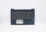Carcasa superioara cu tastatura palmrest Laptop, Lenovo, IdeaPad S540-15IML Type 81NG, 5CB0U42628, HQ2090062100000, Abyss Blue, iluminata, layout US