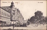 CP591N Debrecen, Piac r&eacute;szlet, carte poștală, circulată Gherla