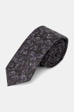 HUGO cravată de bumbac culoarea violet, 50528096
