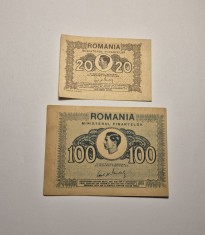 Lot 20 lei 1945 si 100 lei 1945 foto