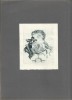 PM467N Ex-libris Sigmund Stossel de Franz Von Bayros, heliogravură, cca 1912