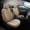 Set Huse Scaune piele si textil compatibile Skoda Octavia (2012-2020) Bej, Umbrella