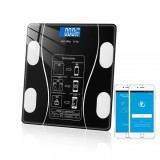 Cantar Corporal cu Aplicatie Bluetooth pe Telefon cod QR 26x26cm 180kg LCD JRH