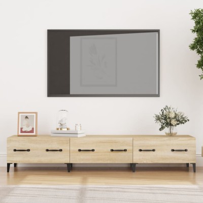 Gossi comoda tv, stejar sonoma, 150x34,5x30 cm, lemn prelucrat foto