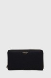 Emporio Armani portofel femei, culoarea negru
