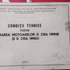 CONDITII TEHNICE PENTRU REPARAREA MOTOARELOR D 2156 , HMN8 SI D2156 HM6U