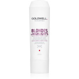 Goldwell Dualsenses Blondes &amp; Highlights balsam pentru păr blond neutralizeaza tonurile de galben 200 ml