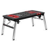 Banc de lucru multifunctional PROLINE 7 in 1, 1390x590x780mm, sarcina 150/250kg, 3 prize, roti cu frana, 62001