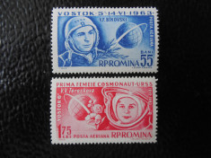 Serie timbre romanesti cosmos nestampilate Romania MNH foto