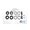 Set reparatie etrier frana Audi; Jaguar; Porsche; Vw; Volvo, Punte Spate, sistem franare BREMBO, ERT