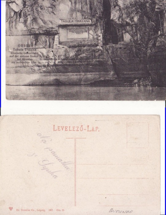 Orsova - Dunarea la Cazane- Tabula Traiana