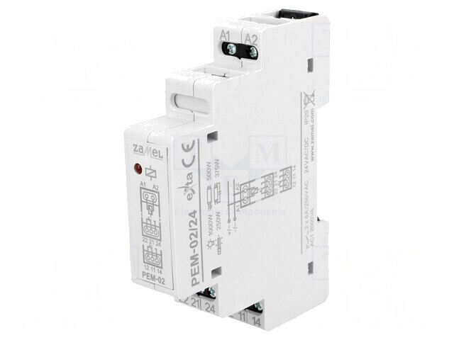 Releu Monostabil DPDT 24VAC/24VDC PEM-02/024