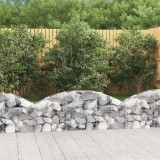 Cumpara ieftin Coș gabion arcuit, 150x30x40/60 cm, fier galvanizat