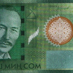 Bancnota Kyrgyzstan 5.000 Som 2016 (2019) - P30b UNC