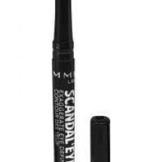 Rimmel London Creion de ochi Scandal'Eyes Exaggerate 001 Intense Black, 0,35 g