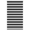 Jaluzea tip zebra, 100 x 175 cm, negru