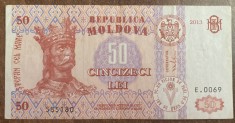 B11 1 - Bancnota foarte veche - Moldova - 50 leI - 2013