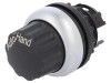 Comutator Rotativ 22mm Negru 2 Poziții