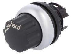 Comutator Rotativ 22mm Negru 2 Poziții