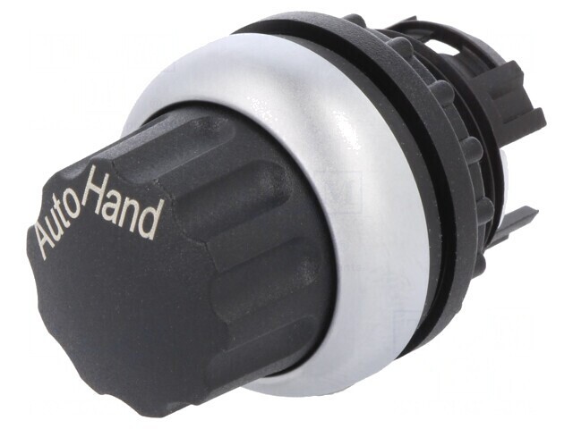 Comutator Rotativ 22mm Negru 2 Poziții