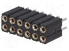 Conector 12 pini, seria {{Serie conector}}, pas pini 2.54mm, CONNFLY - DS1002-03-2*6131