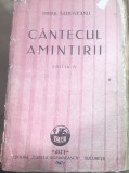 D. 1 Carte Interbelica - Regalista - Mihail Sadoveanu - Cantecul Amintirii