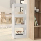 vidaXL Bibliotecă/Separator cameră, alb, 40x30x103 cm, PAL