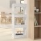 vidaXL Bibliotecă/Separator cameră, alb, 40x30x103 cm, PAL