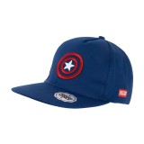 Șapcă de tineret cu vizieră și broderie CAPTAIN AMERICA 56/58