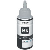 Flacon Epson T6641 original, pentru imprimantele L120, L110, L130, L220. L210, L310, L300, L365, L355, L455, L565, L550, L1300, 70 ml, negru
