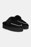 Answear Lab papuci din piele intoarsa culoarea negru