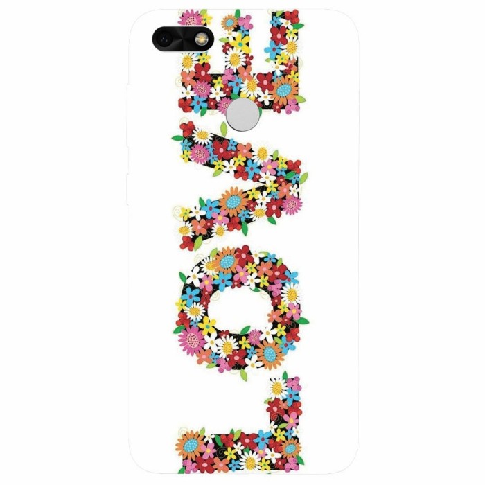Husa silicon pentru Huawei P9 Lite, Love Made By Flowers
