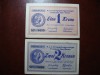 AUSTRIA 1 SI 2 COROANE 1915 WWI LAGAR FREISTADT