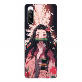 Husa compatibila cu Sony Xperia 10 III Silicon Gel Tpu Model Demon Slayer Nezuko