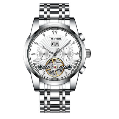 Ceas de mana barbati Tevise Mecanic Automatic Tourbillon Self Wind Business Casual Cutie foto