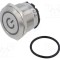 Comutator anti-vandalism E-SWITCH 2 poziții SPST 20A 250V IP67 LED roșu