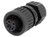 Conector Circular Mamă IP67 4 PIN PE Cablu