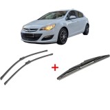 Cumpara ieftin Set 3 stergatoare OPEL ASTRA J Hatchback Van (P10) 2013 - 2015, pentru parbriz si luneta, Bosch Twin