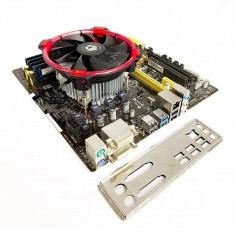 GARANTIE! Kit Placa de baza ASUS CS-B + i5 4570 + 16GB RAM + Cooler LED Rosu foto