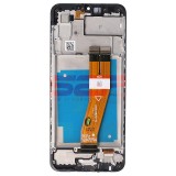 LCD+Touchscreen cu Rama Samsung Galaxy A03 / A035G BLACK 163mm COMPATIBIL
