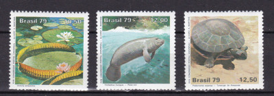 Brazilia 1979 fauna marina MI 1709-1711 MNH foto