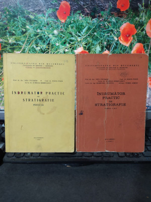 Tătăr&amp;acirc;m Pană Bărbulescu &amp;Icirc;ndrumător practic de stratigrafie 2 vol Buc 1980-82 060 foto