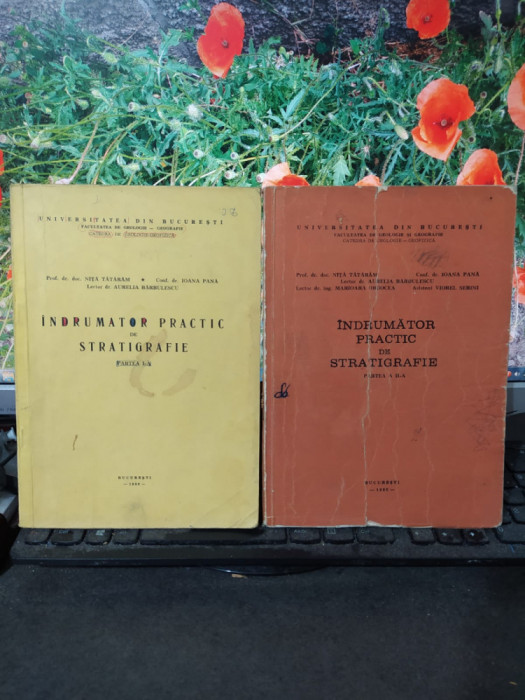 Tătăr&acirc;m Pană Bărbulescu &Icirc;ndrumător practic de stratigrafie 2 vol Buc 1980-82 060
