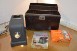 Aparat proiectie diapozitive vintage+rame diapozitive