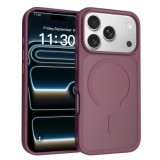 Husa pentru iPhone 18 Pro Max, Compatibila cu MagSafe, Anti-Soc, Decupaj Mare pentru Camere, Finisaj Matte, Dark Cherry