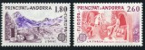 Andorra French 1983 Europa CEPT human efforts Mi.334-35 MNH CA.020